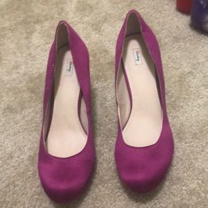 Bling heel — pinkish purple